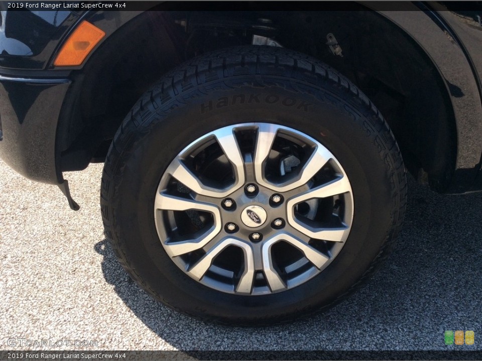 2019 Ford Ranger Lariat SuperCrew 4x4 Wheel and Tire Photo #135199073