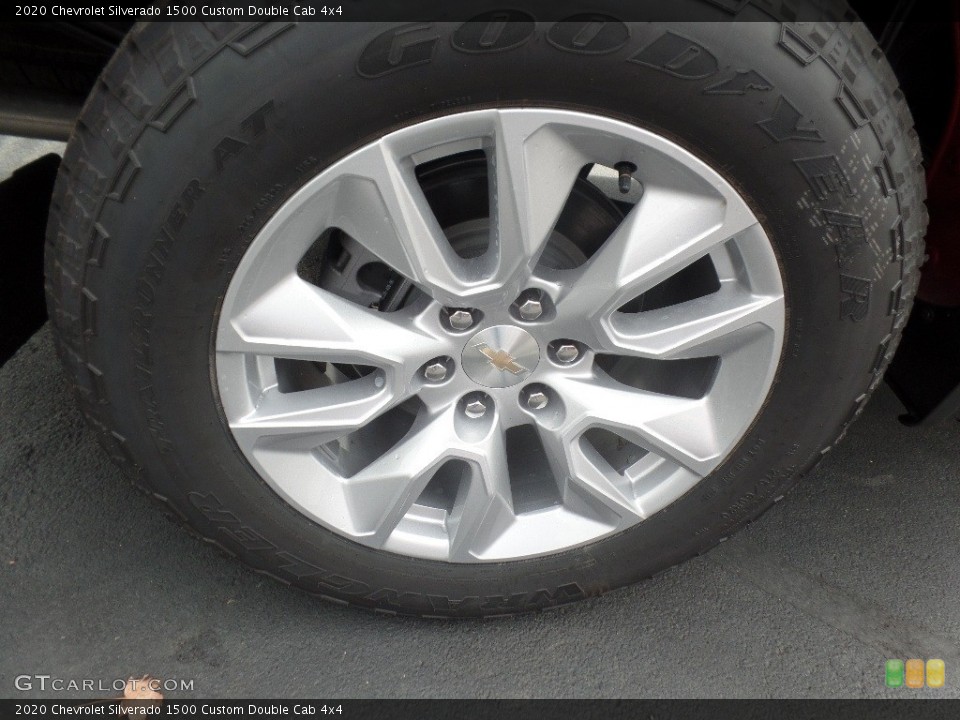 2020 Chevrolet Silverado 1500 Custom Double Cab 4x4 Wheel and Tire Photo #135346942