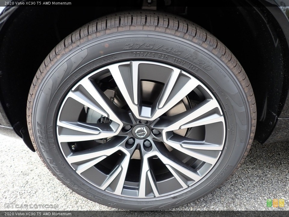 2020 Volvo XC90 T5 AWD Momentum Wheel and Tire Photo #135451460