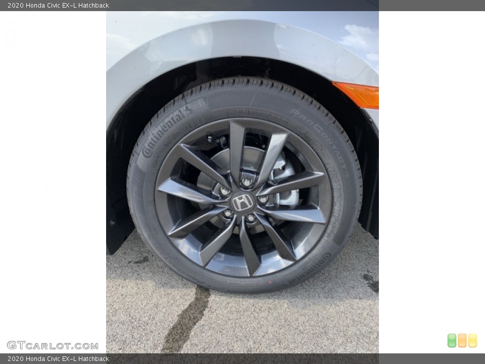 2020 Honda Civic EX-L Hatchback Wheel and Tire Photo #135470876