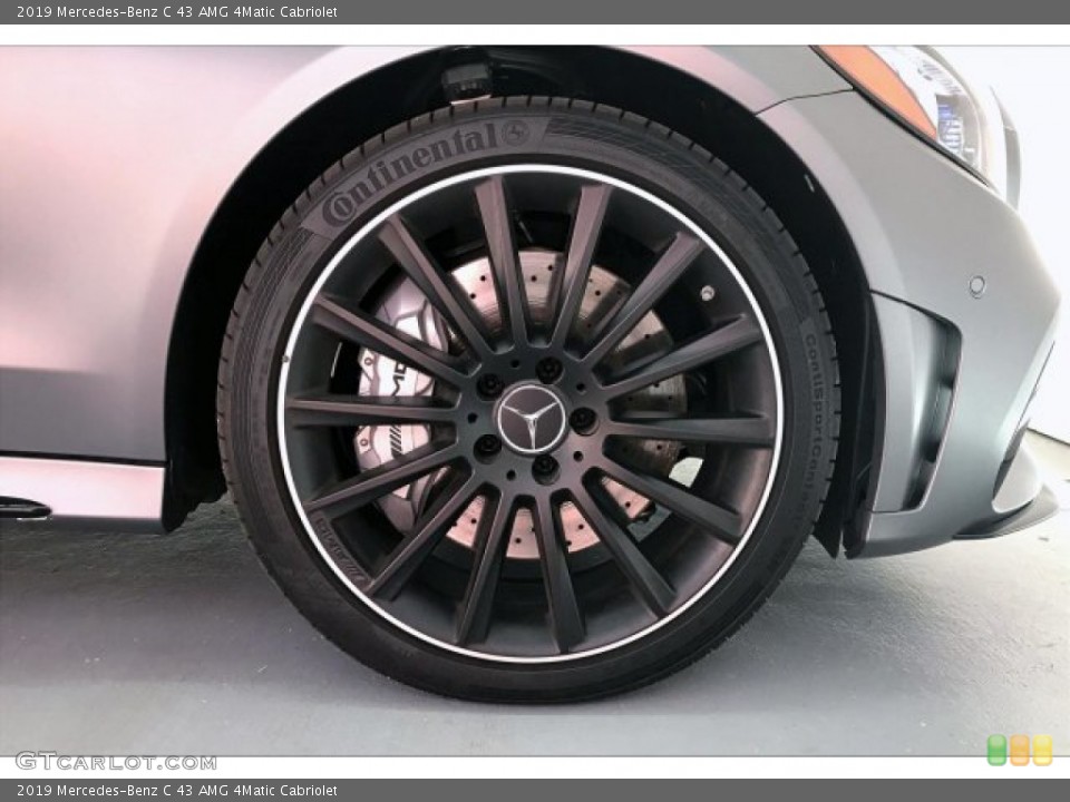 2019 Mercedes-Benz C 43 AMG 4Matic Cabriolet Wheel and Tire Photo #135482543