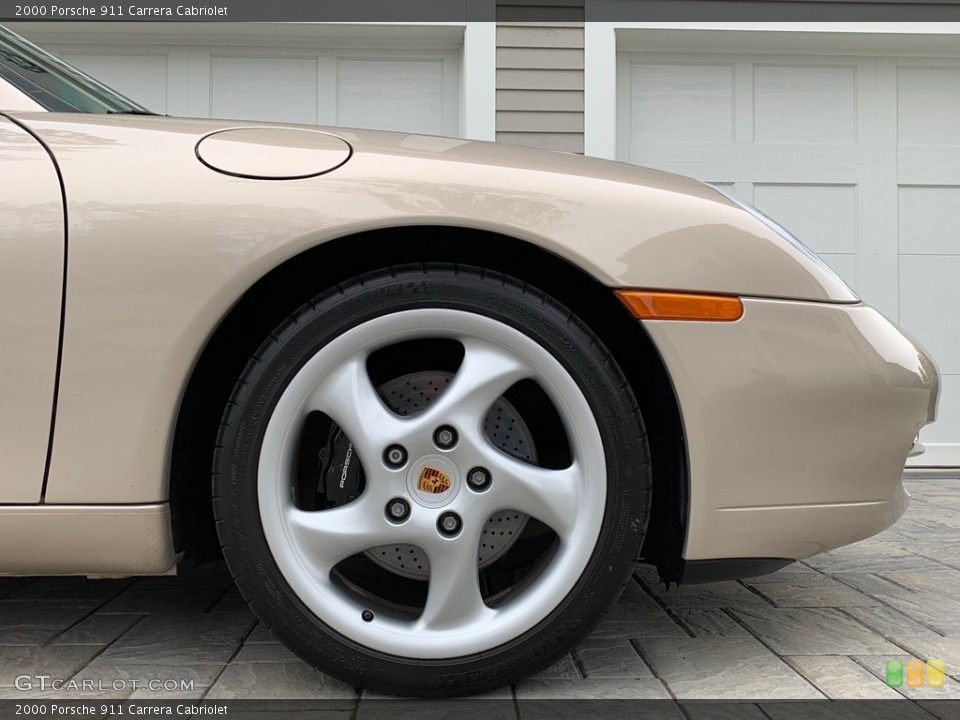 2000 Porsche 911 Carrera Cabriolet Wheel and Tire Photo #135531408