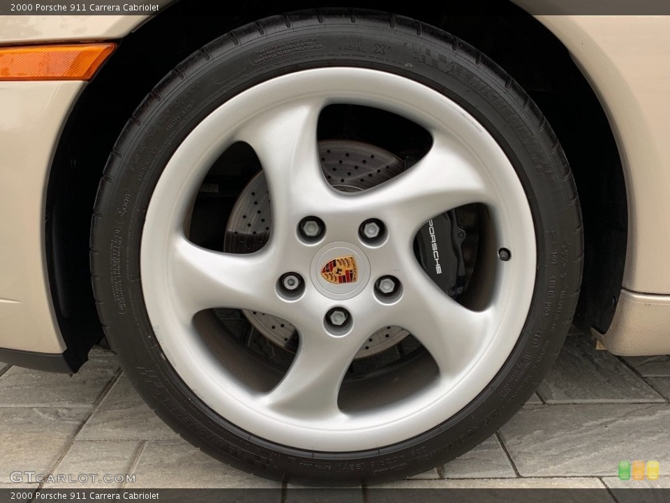 2000 Porsche 911 Carrera Cabriolet Wheel and Tire Photo #135532946