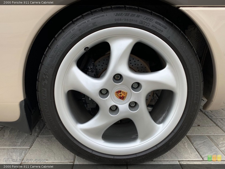 2000 Porsche 911 Carrera Cabriolet Wheel and Tire Photo #135533022