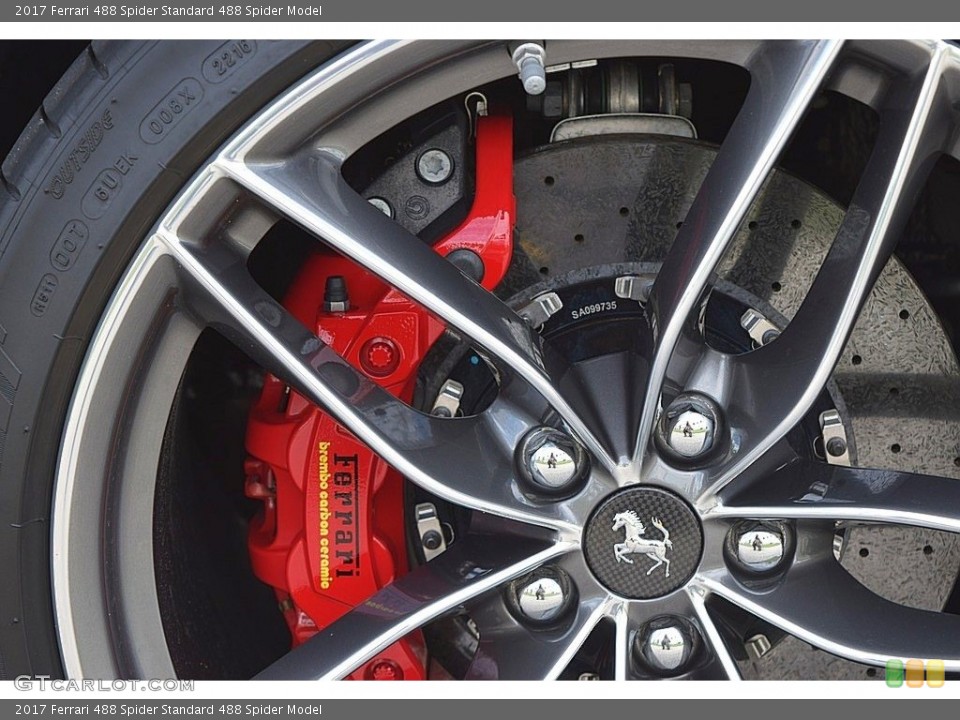 2017 Ferrari 488 Spider  Wheel and Tire Photo #135549725