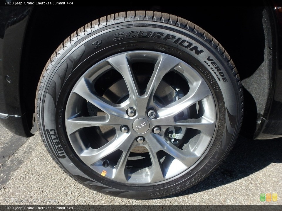 2020 Jeep Grand Cherokee Summit 4x4 Wheel and Tire Photo #135555524