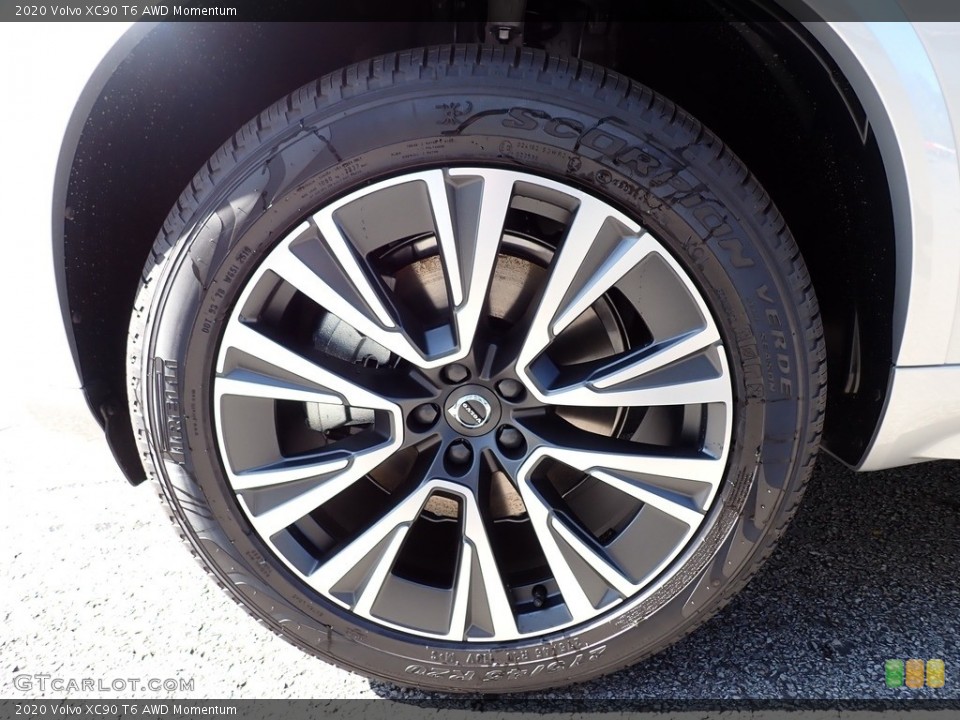 2020 Volvo XC90 T6 AWD Momentum Wheel and Tire Photo #135569558