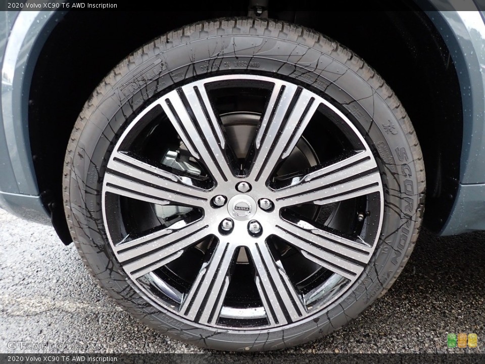 2020 Volvo XC90 T6 AWD Inscription Wheel and Tire Photo #135660387