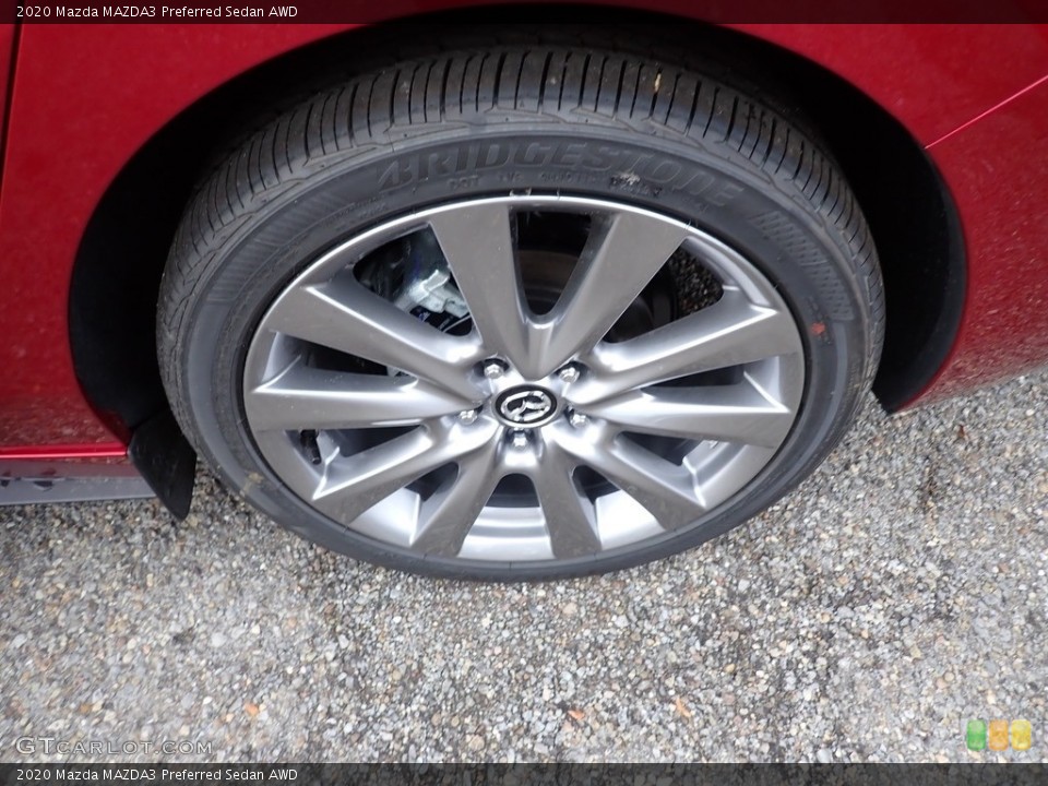 2020 Mazda MAZDA3 Preferred Sedan AWD Wheel and Tire Photo #135678639