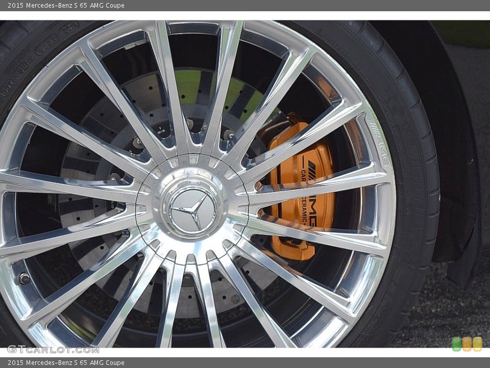 2015 Mercedes-Benz S 65 AMG Coupe Wheel and Tire Photo #135692097
