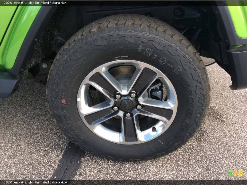 2020 Jeep Wrangler Unlimited Sahara 4x4 Wheel and Tire Photo #135697368