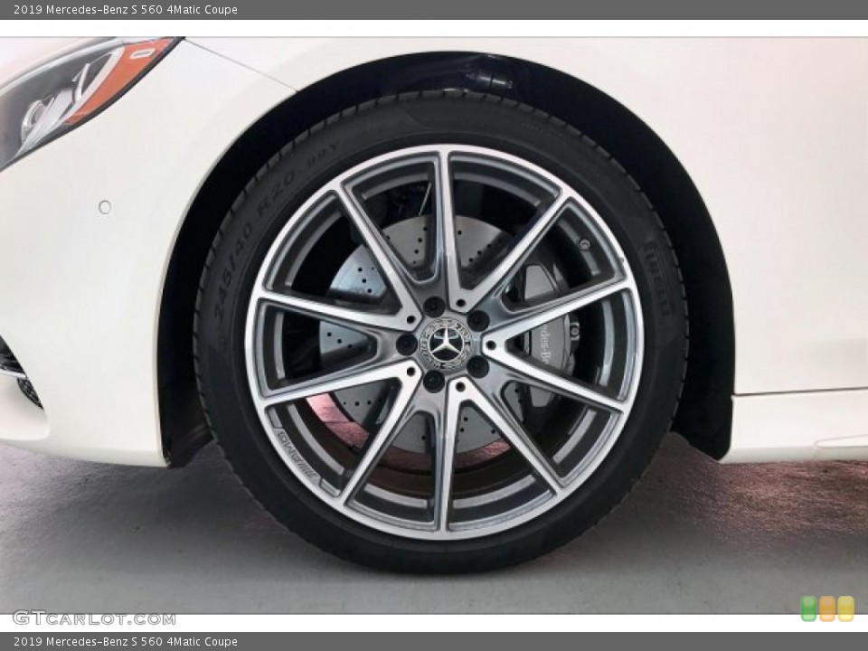 2019 Mercedes-Benz S 560 4Matic Coupe Wheel and Tire Photo #135699360