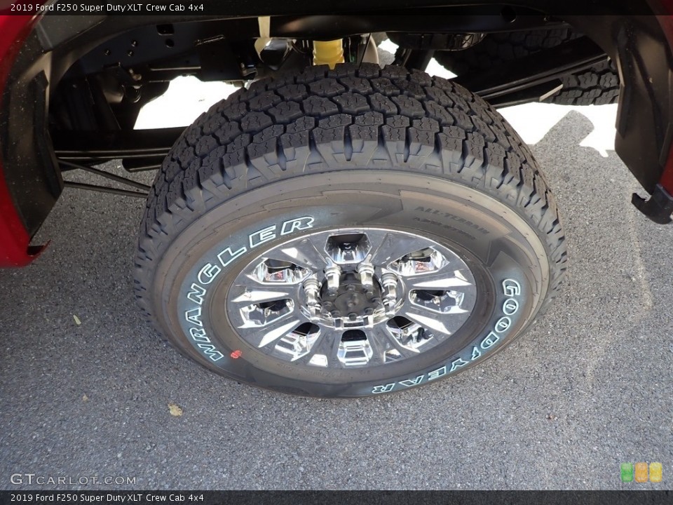 2019 Ford F250 Super Duty XLT Crew Cab 4x4 Wheel and Tire Photo #135716119