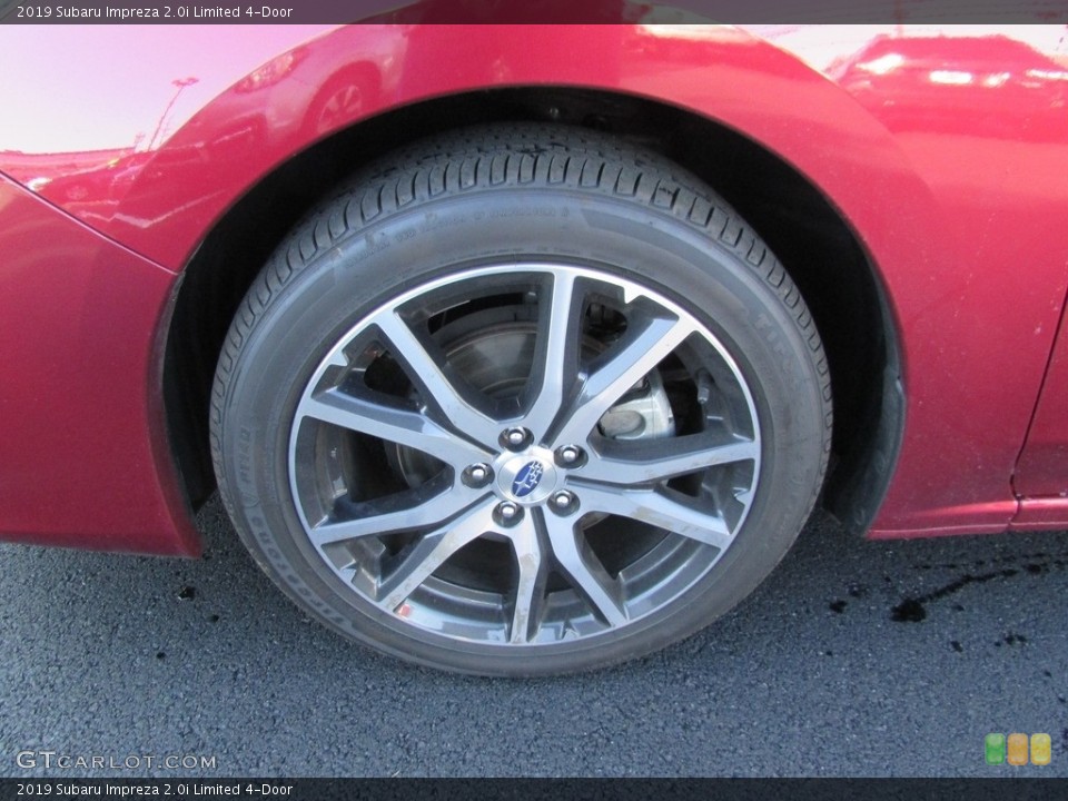 2019 Subaru Impreza 2.0i Limited 4-Door Wheel and Tire Photo #135767513