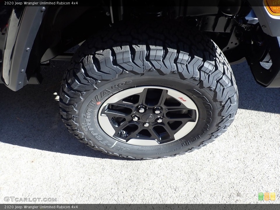 2020 Jeep Wrangler Unlimited Rubicon 4x4 Wheel and Tire Photo #135775790