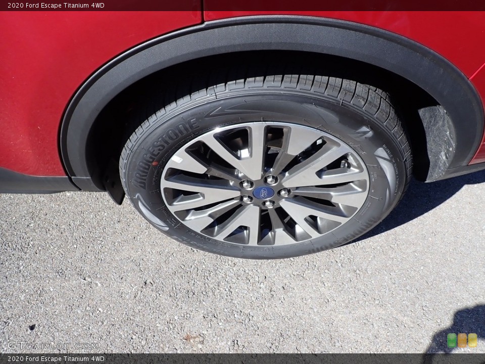 2020 Ford Escape Titanium 4WD Wheel and Tire Photo #135779693