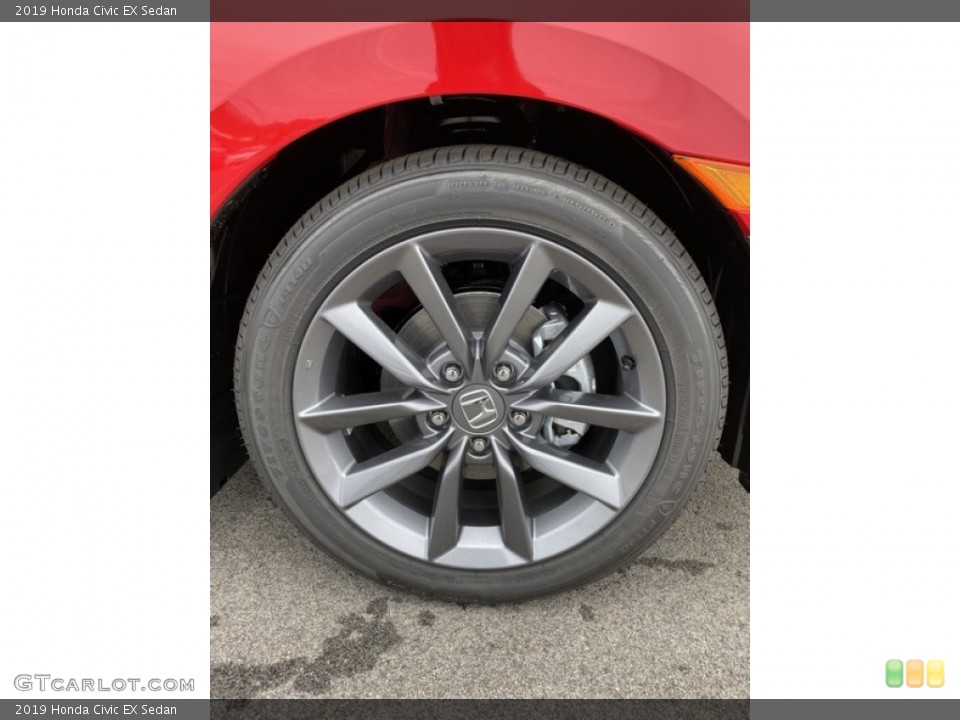 2019 Honda Civic EX Sedan Wheel and Tire Photo #135856368