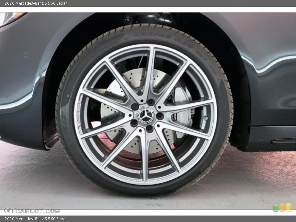 2020 Mercedes-Benz S 560 Sedan Wheel and Tire Photo #135882135