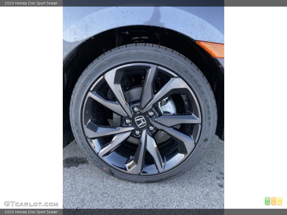 2020 Honda Civic Sport Sedan Wheel and Tire Photo #135890337