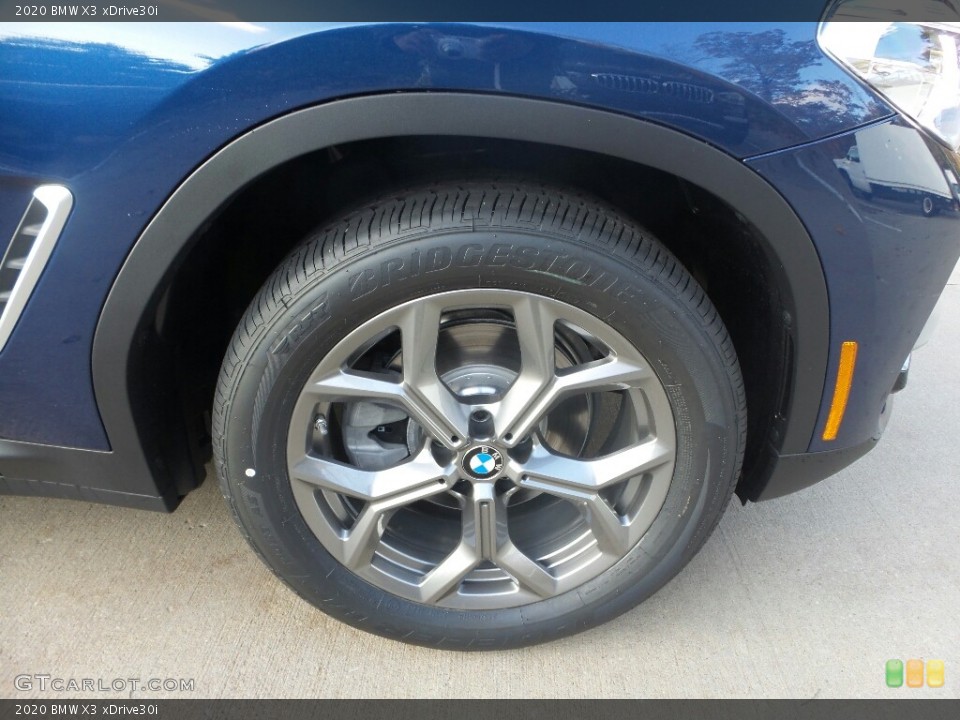 2020 BMW X3 xDrive30i Wheel and Tire Photo #135920573