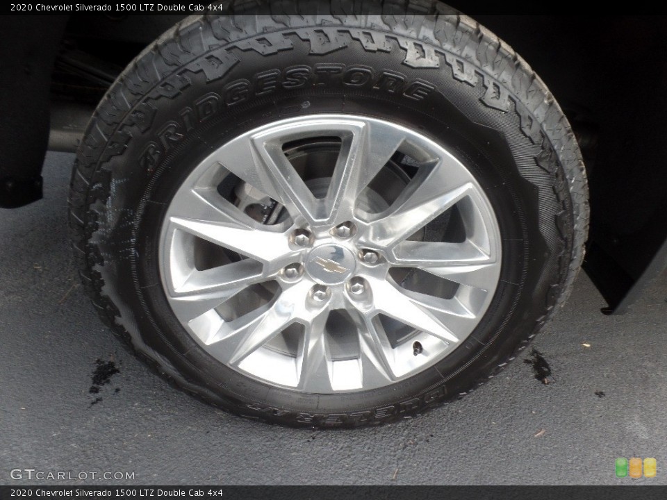 2020 Chevrolet Silverado 1500 LTZ Double Cab 4x4 Wheel and Tire Photo #135920636