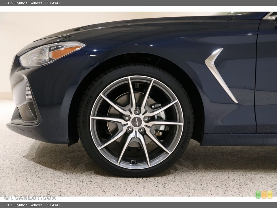 2019 Hyundai Genesis G70 AWD Wheel and Tire Photo #135947079
