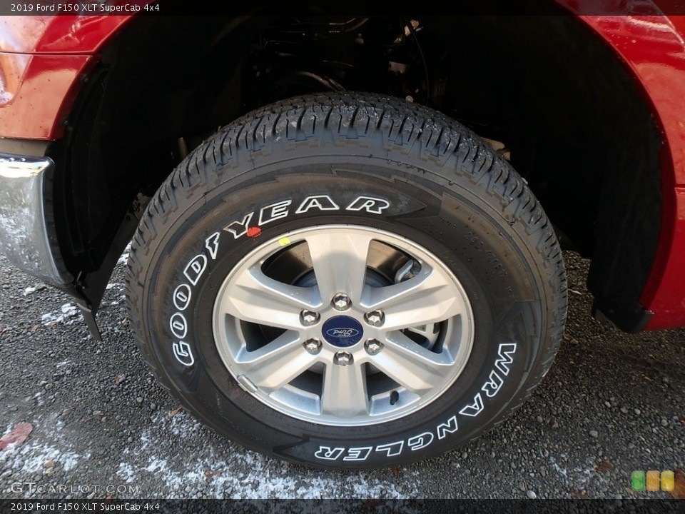 2019 Ford F150 XLT SuperCab 4x4 Wheel and Tire Photo #135977915