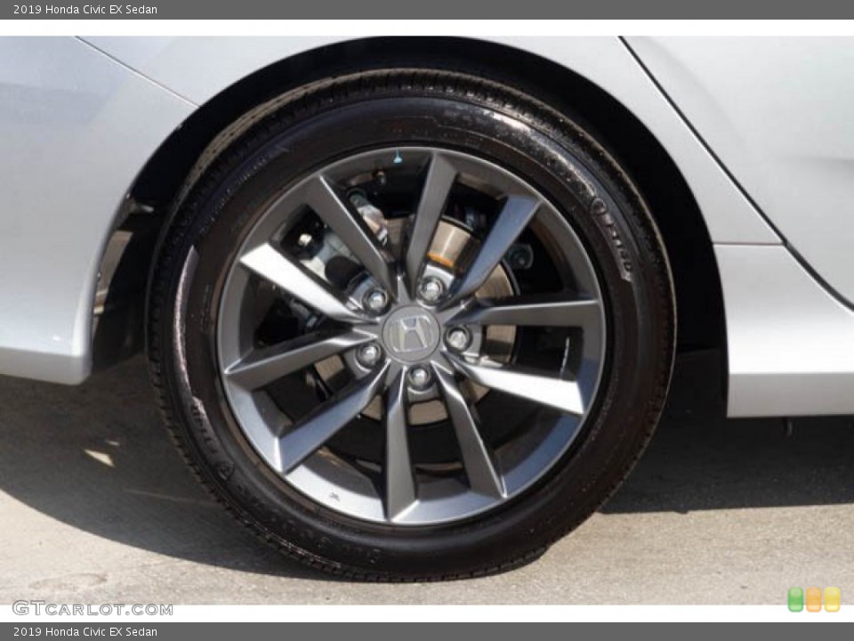 2019 Honda Civic EX Sedan Wheel and Tire Photo #136012708