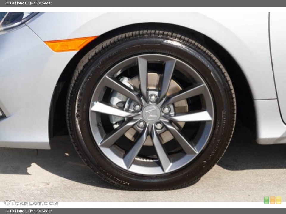 2019 Honda Civic EX Sedan Wheel and Tire Photo #136012759