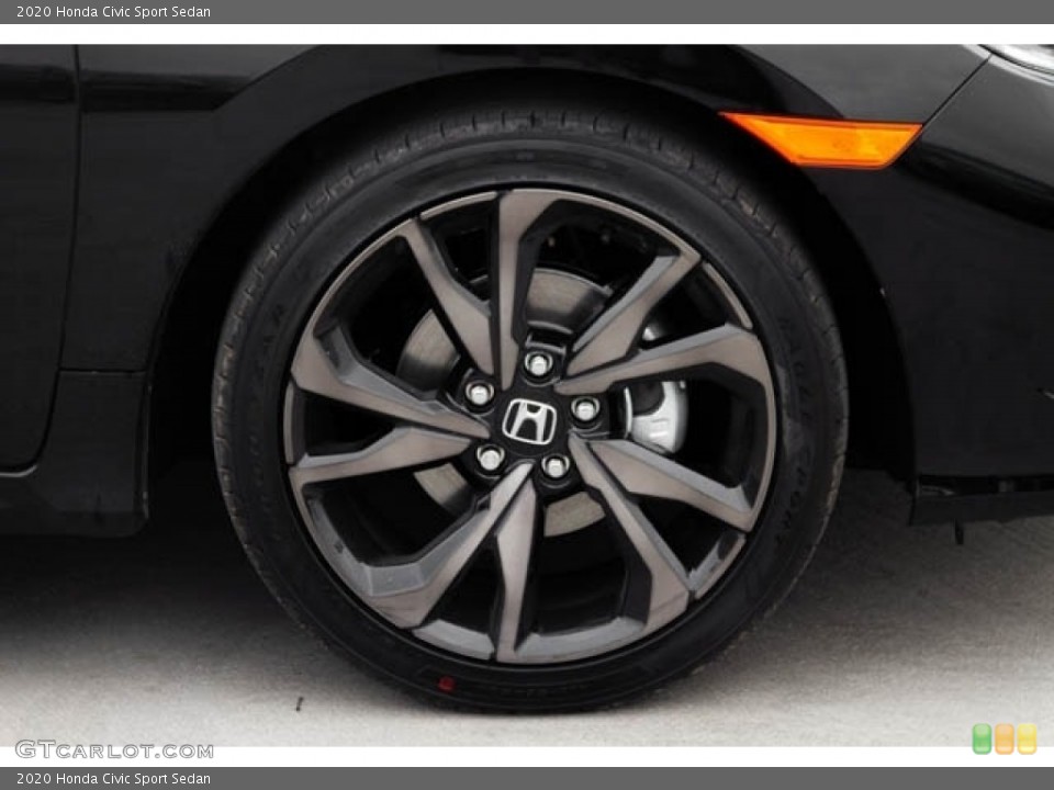2020 Honda Civic Sport Sedan Wheel and Tire Photo #136034614
