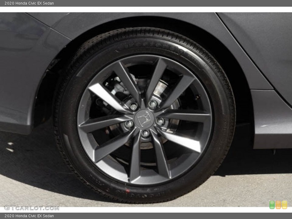 2020 Honda Civic EX Sedan Wheel and Tire Photo #136040572