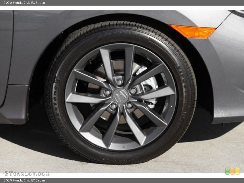 2020 Honda Civic EX Sedan Wheel and Tire Photo #136040583