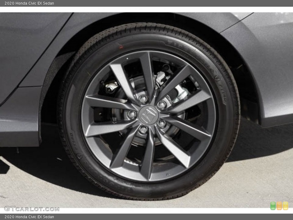 2020 Honda Civic EX Sedan Wheel and Tire Photo #136040603