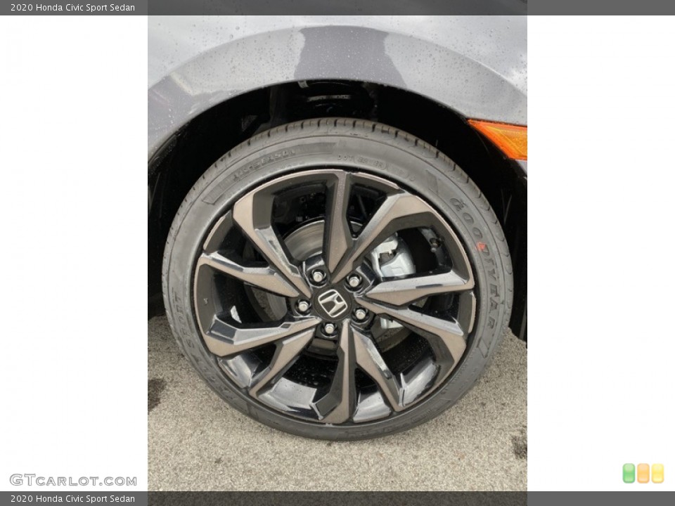 2020 Honda Civic Sport Sedan Wheel and Tire Photo #136053679