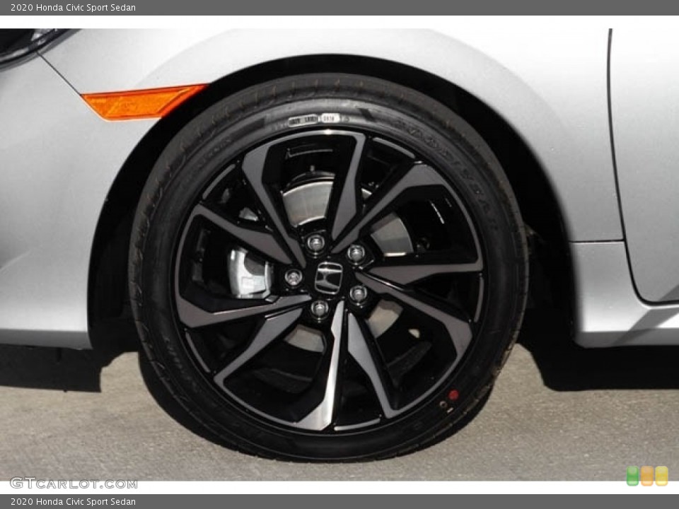 2020 Honda Civic Sport Sedan Wheel and Tire Photo #136058049
