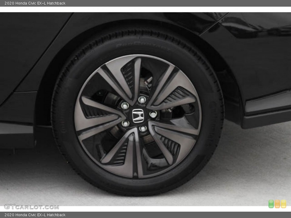 2020 Honda Civic EX-L Hatchback Wheel and Tire Photo #136077423