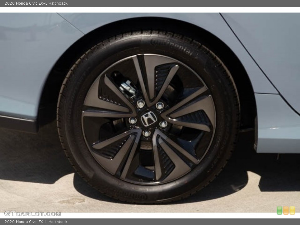 2020 Honda Civic EX-L Hatchback Wheel and Tire Photo #136078427