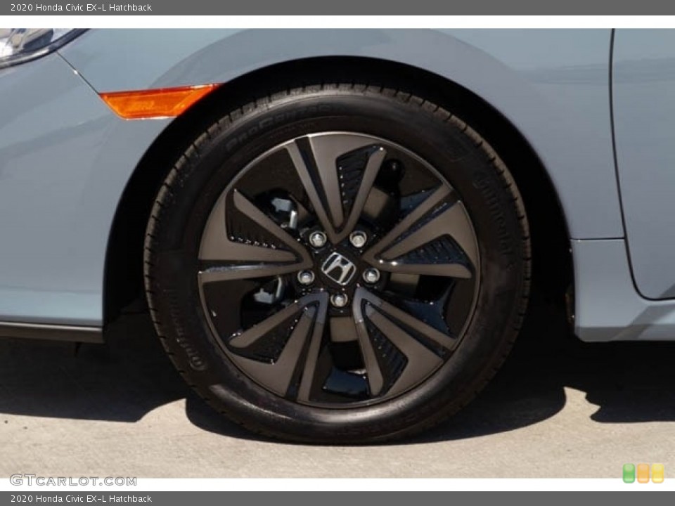 2020 Honda Civic EX-L Hatchback Wheel and Tire Photo #136078455