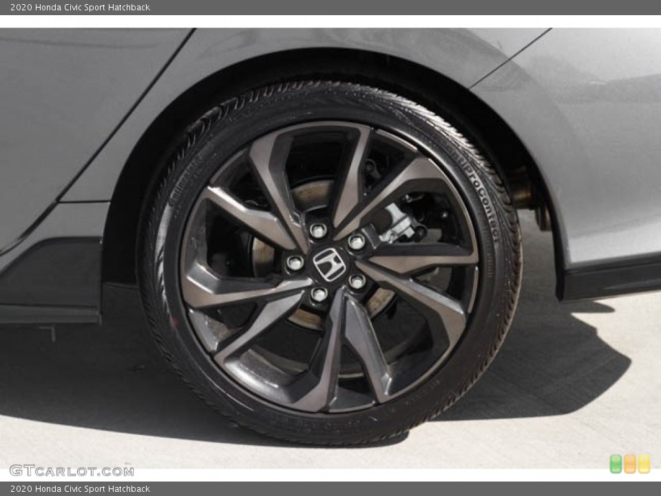 2020 Honda Civic Sport Hatchback Wheel and Tire Photo #136078782
