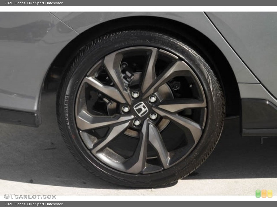 2020 Honda Civic Sport Hatchback Wheel and Tire Photo #136078785