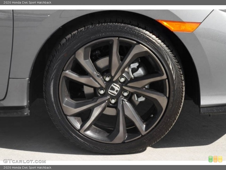 2020 Honda Civic Sport Hatchback Wheel and Tire Photo #136078797