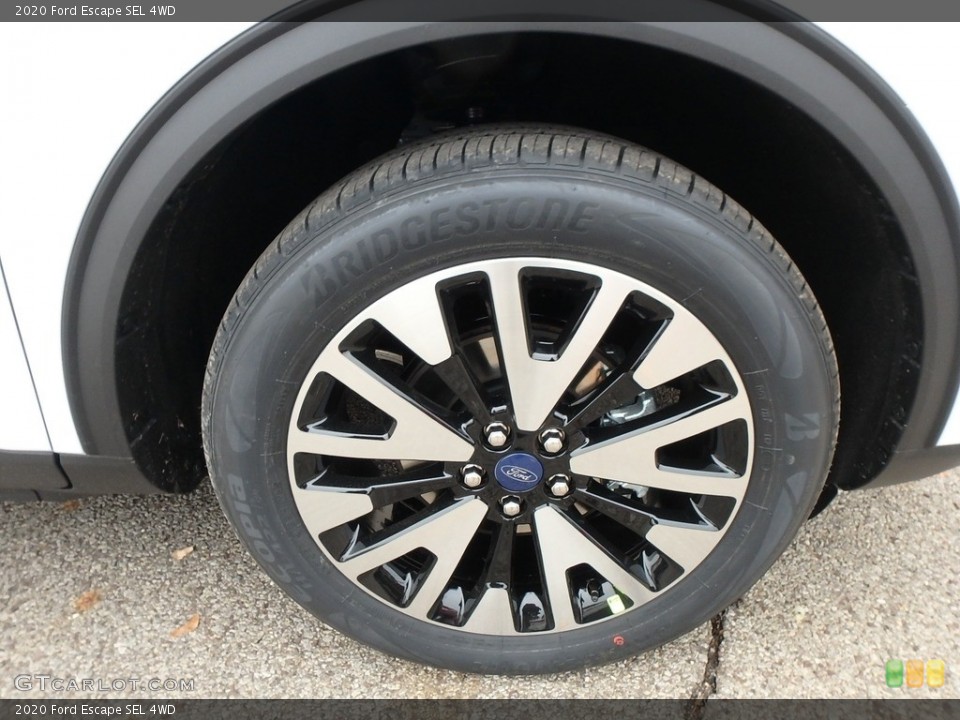 2020 Ford Escape SEL 4WD Wheel and Tire Photo #136143602