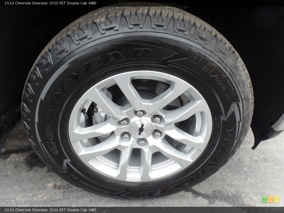 2019 Chevrolet Silverado 1500 RST Double Cab 4WD Wheel and Tire Photo #136144424