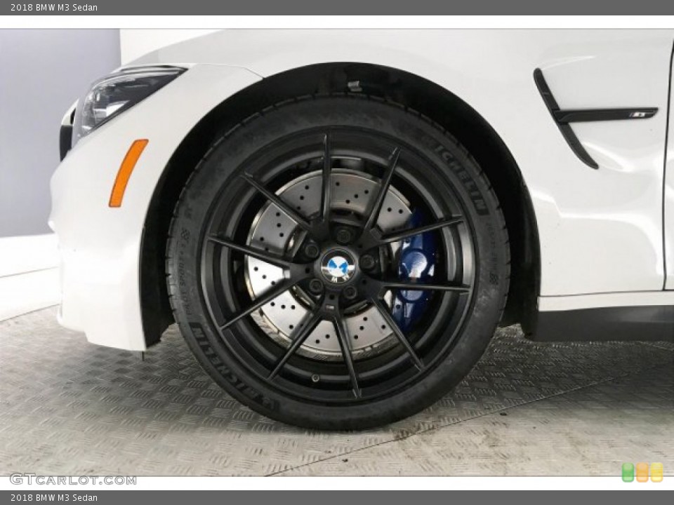 2018 BMW M3 Sedan Wheel and Tire Photo #136146183