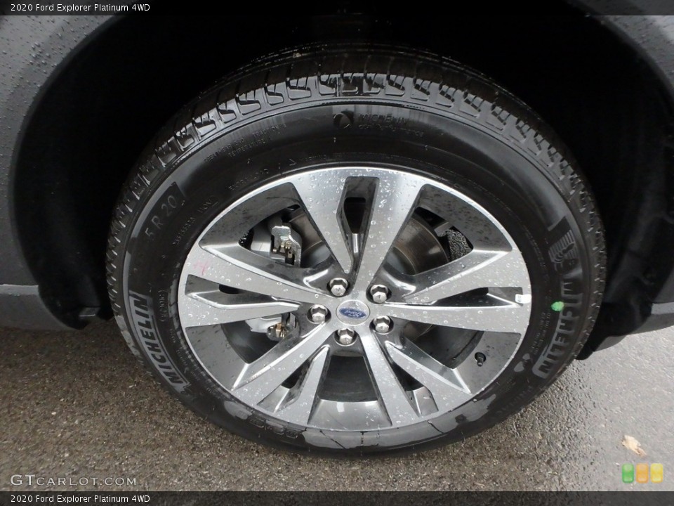 2020 Ford Explorer Platinum 4WD Wheel and Tire Photo #136187338