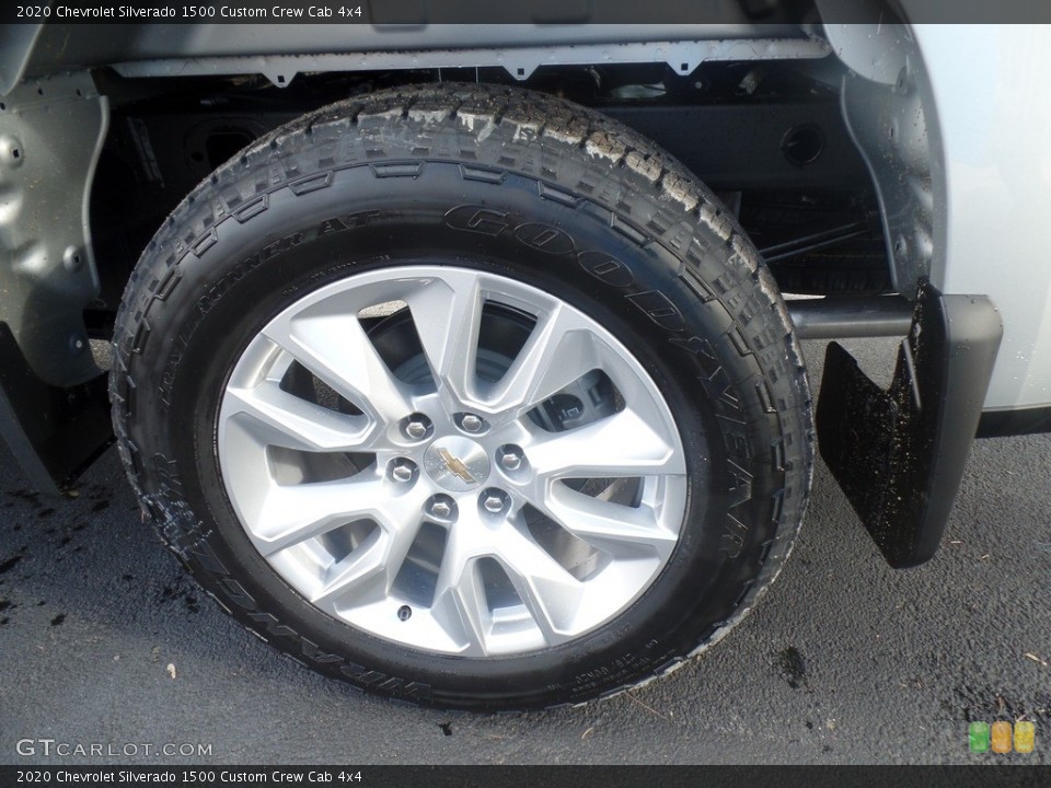 2020 Chevrolet Silverado 1500 Custom Crew Cab 4x4 Wheel and Tire Photo #136206727