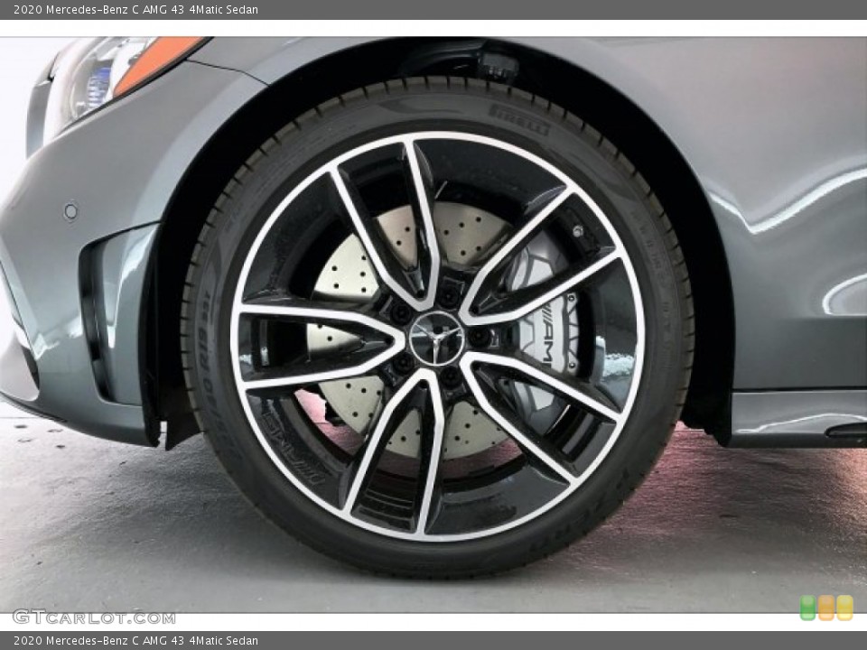 2020 Mercedes-Benz C AMG 43 4Matic Sedan Wheel and Tire Photo #136230917