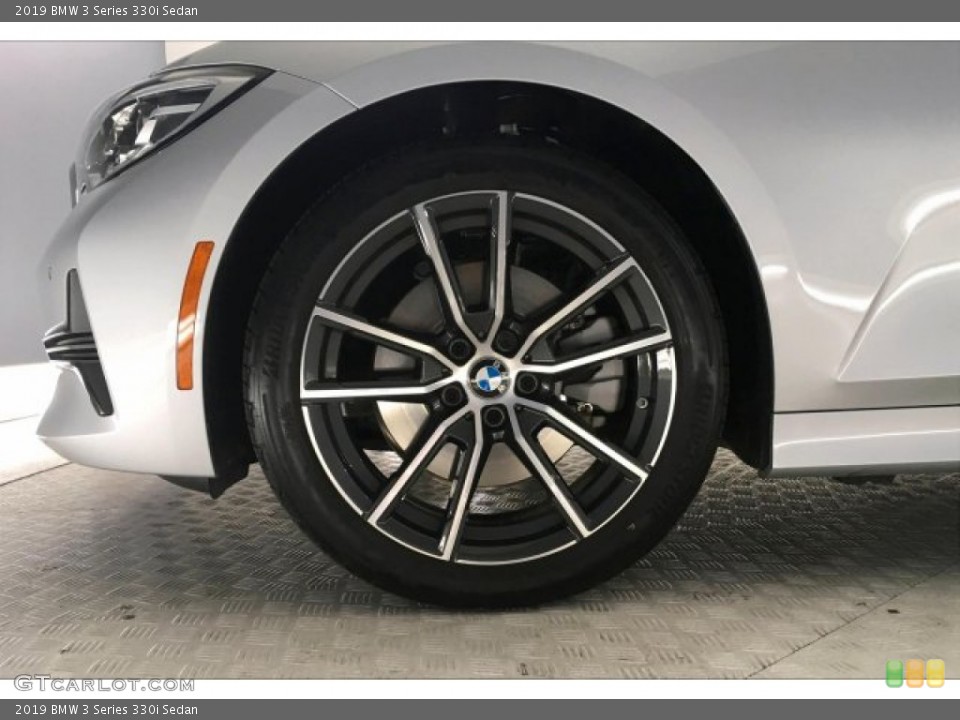 2019 BMW 3 Series 330i Sedan Wheel and Tire Photo #136242197