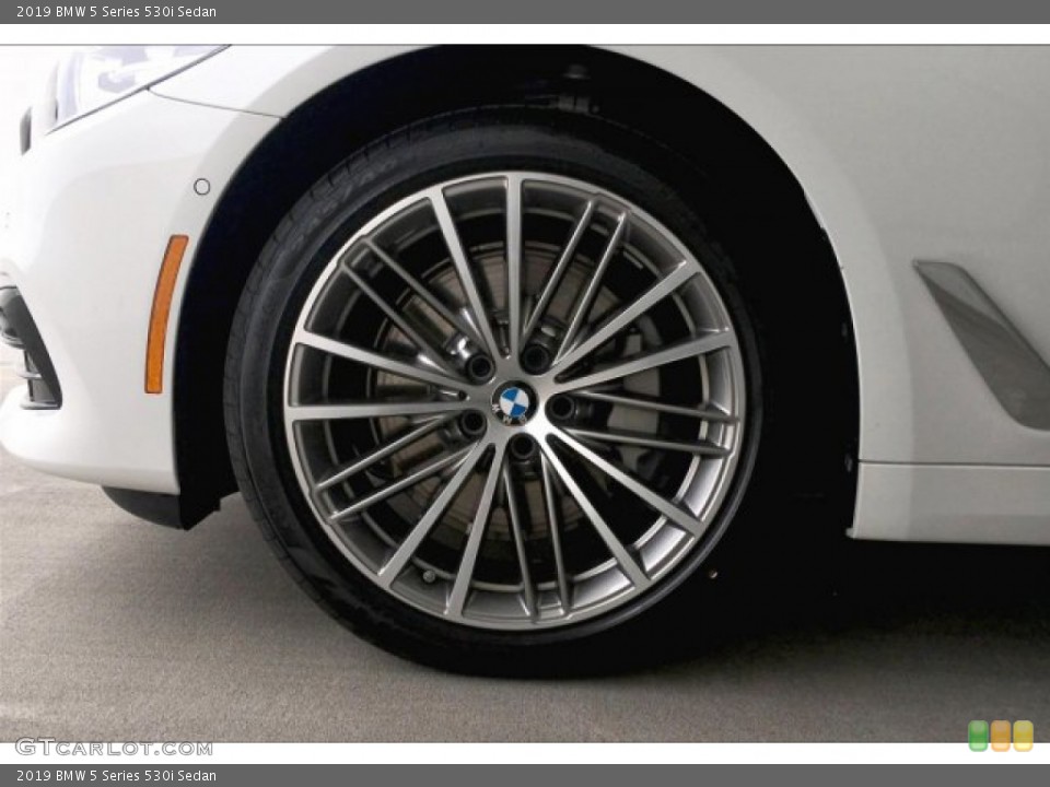 2019 BMW 5 Series 530i Sedan Wheel and Tire Photo #136246504