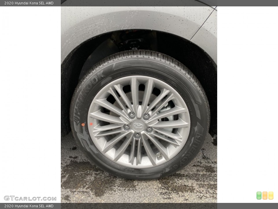2020 Hyundai Kona SEL AWD Wheel and Tire Photo #136299014